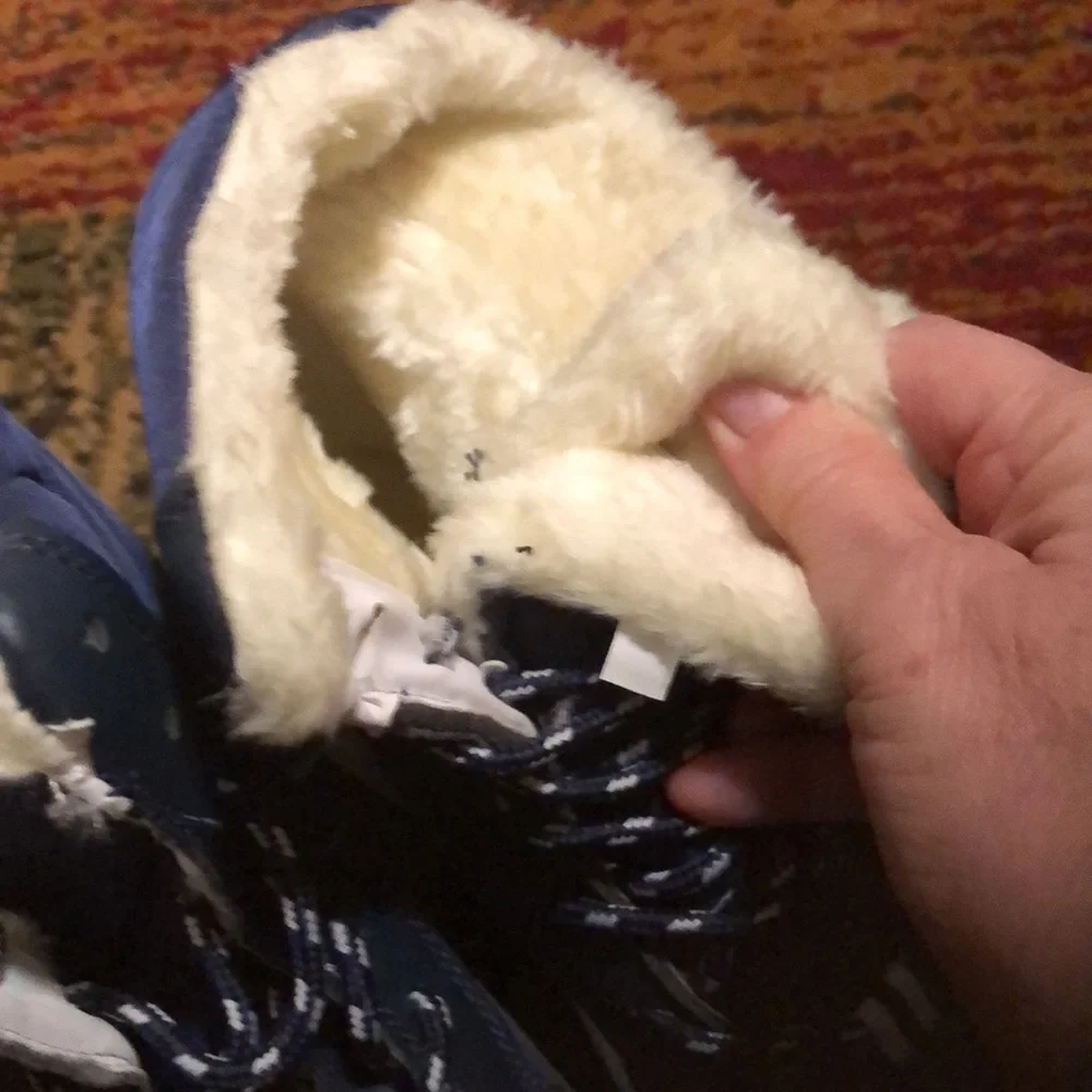 Blue lace up boot NWOT - Picture 3 of 6